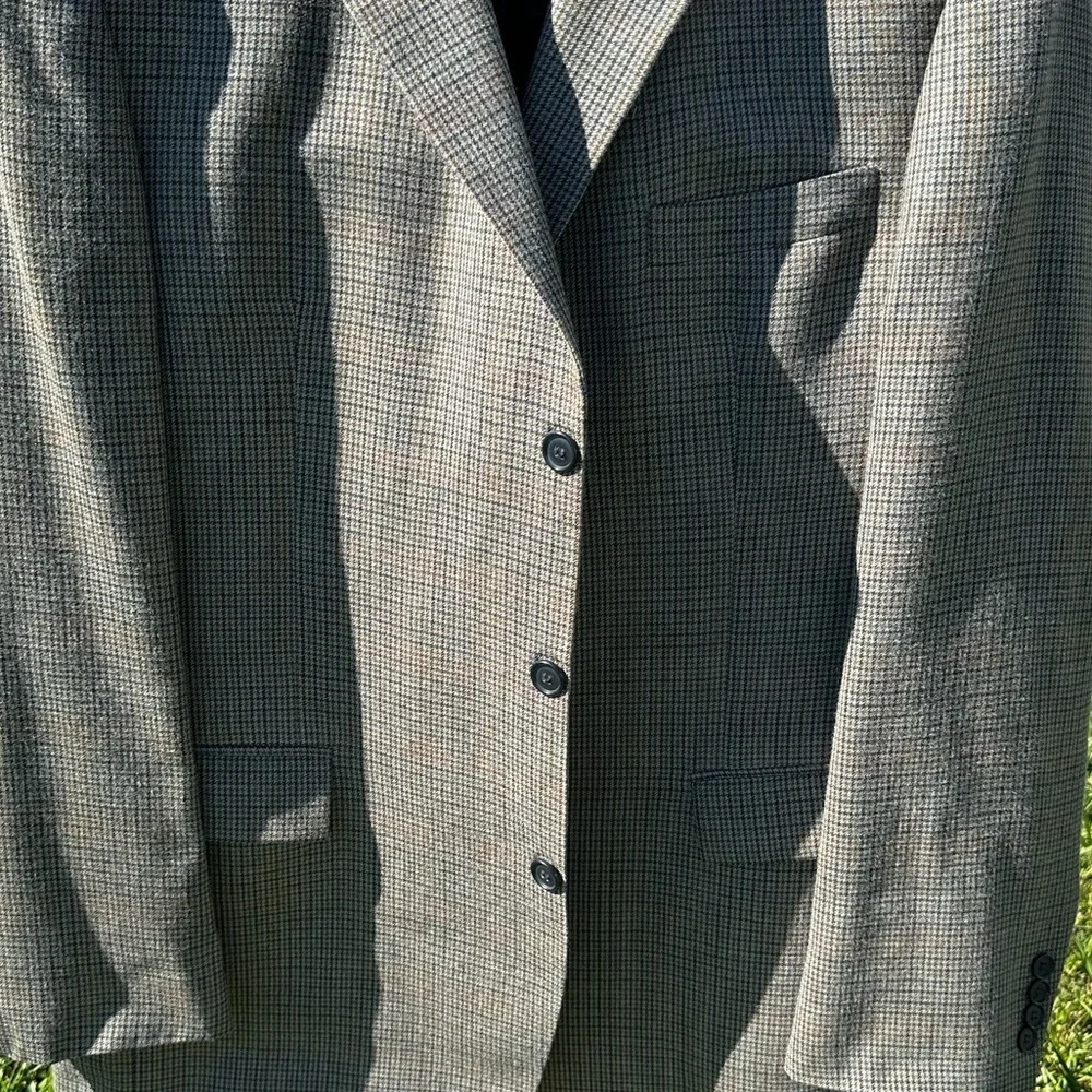Classic Gray Andrew Fezza Men's Blazer Careerwear Jacket Coat Mens
